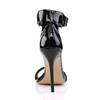 Pleaser - AMUSE10 Ankle strap sandal - Black Product image